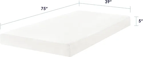 Miniatura 2 de Best Price Mattress Colchón de espuma viscoelástica de 5 pulgadas, firmeza media, infusión de gel refrescante, espumas y tela seguras certificadas