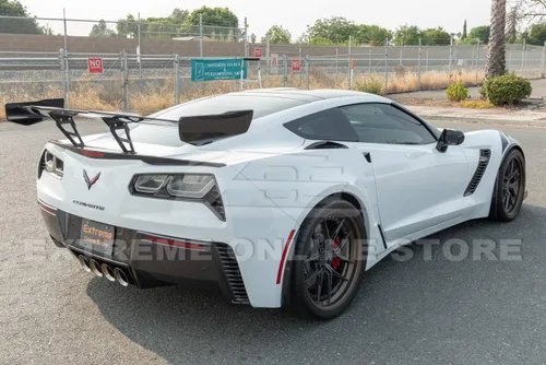 Miniatura 2 de Reemplazo para todos los modelos Chevrolet Corvette C7 2014-2019 GM Factory XL - Par de protectores contra salpicaduras laterales traseros