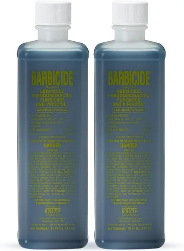 Miniatura 12 de BARBICIDE Spray desinfectante, botellas de 2 onzas (paquete de 6) – Registrado por la EPA, listo para usar profesional para salón y peluquería