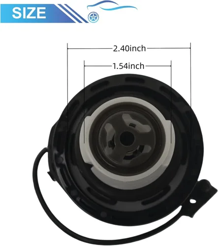 Miniatura 7 de Tapa de llenado de combustible para llenado de depósito de combustible, tapa de gas LR021559 para Land Rover Range Rover Sport Evoque, LR3, LR4, OE#