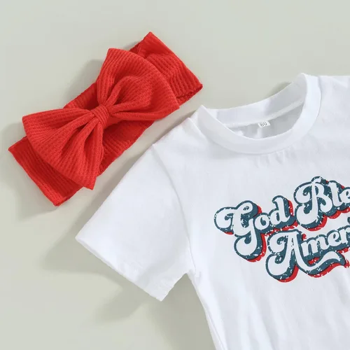 Miniatura 106 de Conjunto de sudadera con cuello redondo y estampado de pastel de calabaza para niña, camiseta y pantalones acampanados