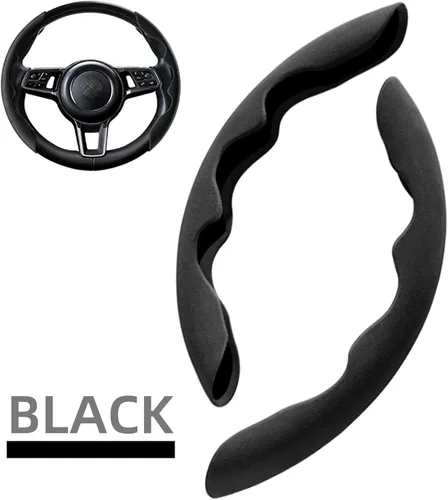 Miniatura 8 de Funda antideslizante para volante, protector segmentado seguro y antideslizante, accesorio de automóvil y duradero, fácil de instalar para volantes