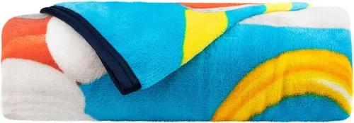 Miniatura 6 de Franco Ropa de cama para niños, manta de felpa súper suave, 62 x 90 pulgadas, Sonic The Hedgehog Sonic el erizo