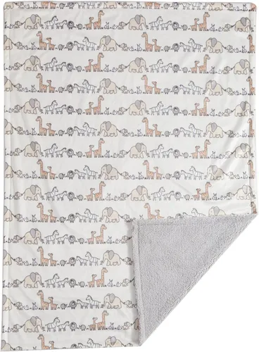 Miniatura 3 de CREVENT Manta de bebé de minky para niñas y niños, manta suave de felpa para recién nacidos - 30 x 40 pulgadas (Animal)