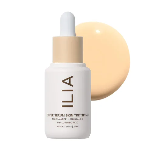 Miniatura 9 de ILIA - Tinte de piel Super Serum SPF 40 Sin comedogénesis, vegano, ligero para ayudar contra la luz azul, + contaminación mientras hidrata, Balos