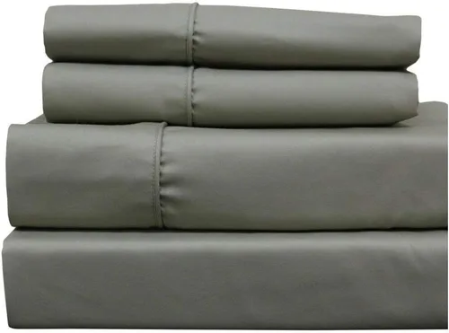 Miniatura 2 de Royal Hotel Bedding Sábanas de 650 hilos, sábanas sin arrugas, bolsillo profundo, mezcla de algodón, sábanas de satén, hipoalergénicas, 5 piezas