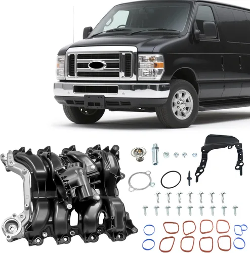 Miniatura 7 de Colector de admisión de motor con juntas compatible con Ford E-150 2010-2014 para Ford F-150 2010 2011 2012 2013 2014 para Ford F-150 2009 2010