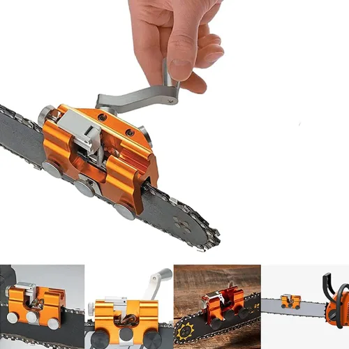 Miniatura 6 de Moldeador de cadena para motosierra, afilador de cadena para motosierras, kit de afilador de hoja de sierra de cadena, afilado de motosierra