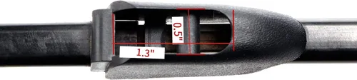 Miniatura 4 de Paquete de 2 Repuestos para Limpiaparabrisas Trasero para Hyundai Elantra GT I30 2013-2017, Jaguar F-PACE 2017-2022, Alfa Romeo Stelvio, E-PACE