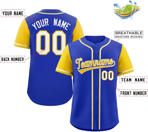 Miniatura 7 de Camisetas de béisbol personalizadas con botones de manga corta, número de nombre cosido personalizado / impreso para adultos y jóvenes