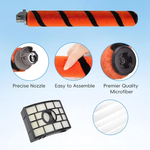 Miniatura 2 de Filtros de rollo de cepillo de repuesto compatibles con aspiradora Shark Apex DuoClean AZ1000 AZ1002 AZ1003BRN AX950 AX951 AX952 NV830 NV831 NV835