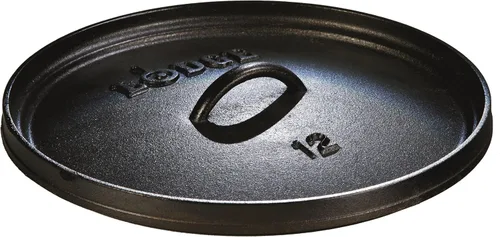 Lodge Paquete de horno holandés de hierro fundido sazonado, horno de campamento de 12 pulgadas de profundidad (8 cuartos de galón) + revestimientos