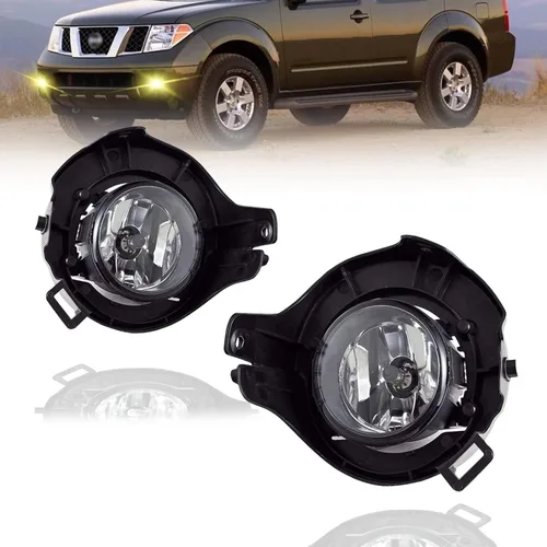 Luces antiniebla compatibles con Nissan Frontier 2005-2009 2005-2012 Nissan Pathfinder parachoques conducción faros antiniebla con interruptor y