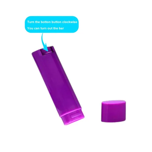 Miniatura 3 de FZBNSRKO 25 unidades de 0.2 fl oz de desodorante ovalado vacíos tubos de bálsamo labial, contenedores recargables para lápiz labial, lápiz labial