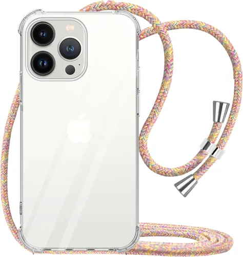 Miniatura 14 de Funda para iPhone 11 con cuello transparente para colgar y colgar en el hombro, cubierta de teléfono cruzada, para mujeres y niñas, funda protectora