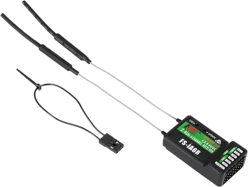 Miniatura 7 de HTLNUZD Flysky FS-iA6B con puerto iBus 2.4G 6CH PPM controlador de salida receptor para FS i4 i6S i6X i10 RC Car Drone Airplane Transmisor (2 piezas)