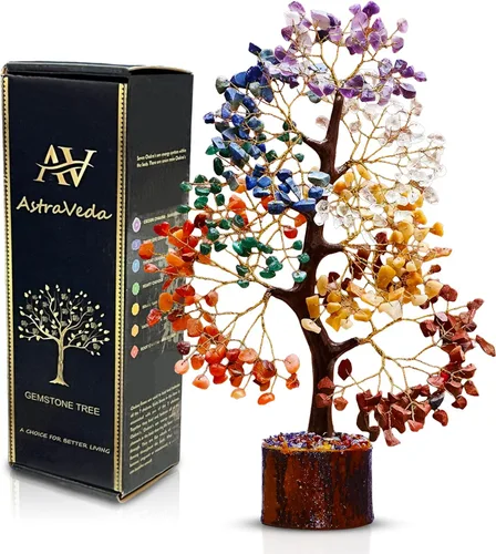 Miniatura 10 de Árbol de Cristal, 7 Piedras de Chakra, Feng Shui, Árbol Sanador, Piedras Preciosas, Regalos de Cristal para Mujeres, Piedras Sanadoras, Regalos
