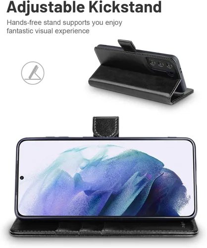 Miniatura 4 de OCASE - funda cartera compatible con Galaxy S21 5G, 6.2 pulgadas
