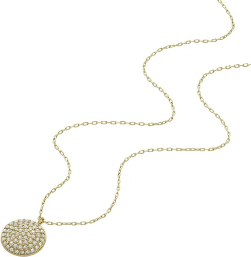 Miniatura 2 de Fossil - Collar con colgante de acero inoxidable en tono dorado para mujer