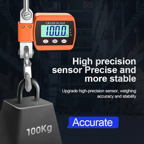 Miniatura 3 de Báscula de peso colgante de 1100 libras, industrial, resistente, con sensor preciso digital, profesional para granja, caza, peso de tiro de arco