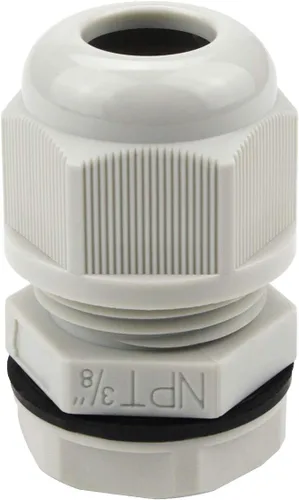 Miniatura 12 de Surtido de prensaestopas de nailon IP68, impermeable, con certificación UL y compatible con RoHS, 20 piezas, alivio de tensión de cable de 1/4 Negro