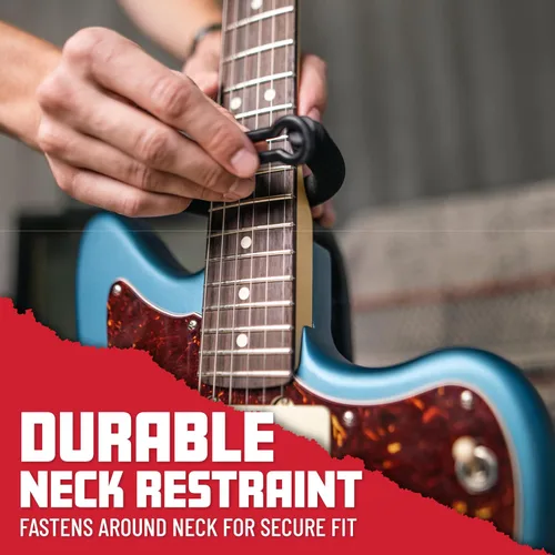 Miniatura 4 de Gator Frameworks Soporte de guitarra doble ajustable; Sostiene dos guitarras eléctricas o acústicas (GFW-GTR-2000), negro