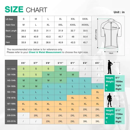 Miniatura 6 de Hikenture Maillot de ciclismo para hombre, manga corta, con cremallera completa, 3 bolsillos, camiseta transpirable para bicicleta