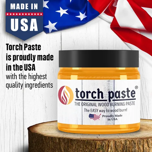 Miniatura 2 de Torch Paste - La pasta original para quemar madera Fabricada en EE. UU. Pasta no tóxica activada por calor para manualidades y grabado