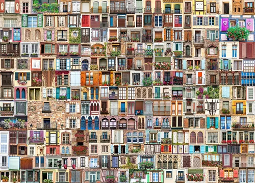 Miniatura 10 de Rompecabezas para adultos, 1000 piezas, libros y rosas con póster entrelazado perfectamente letra en la parte posterior sin polvo, decoración