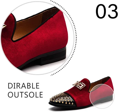 Miniatura 4 de JITAI Penny Mocasines de piel con forro para hombre