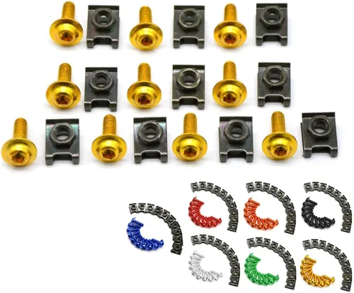 Miniatura 2 de Bodywork Kits 6mm Motorbike Body Work Fairing Bolts Screws for Yamaha Mt-07 Mt-09 Mt09 Mt07 MT09 MT07 R3 R3 FZS1000 FZS 1000 2001 2002 2003 2004