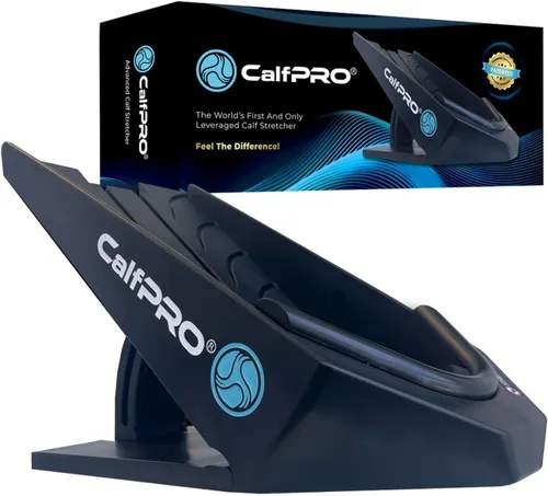 CALFPRO® Estirador de Pantorrilla Más Profundo para Alivio de Fascitis Plantar. Dispositivo de Estiramiento con Bloqueo Profundo del Talón para