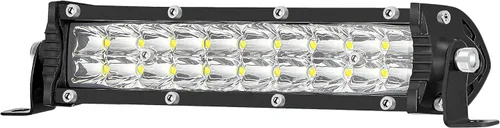 Barra de luz LED delgada de 7 pulgadas para camión tractor, 12 V-60 V, pequeñas luces LED de trabajo todoterreno, luces antiniebla auxiliares 60 W
