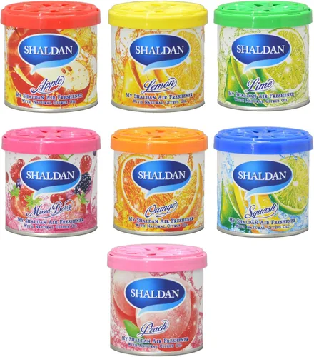 Miniatura 8 de My Shaldan - Ambientador de coche con aroma naranja, a base de gel y fragancia fresca de larga duración, y ambientador colgante de corazón de dedo