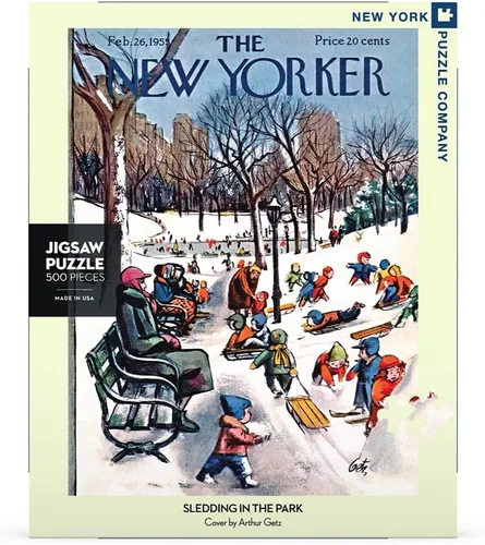 Miniatura 4 de Nueva York Puzzle Company – New Yorker Baby It 's cold outside – rompecabezas de 1000 piezas.