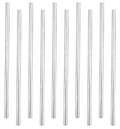 Varilla redonda de aluminio 6061, 10 unidades, diámetro de 0.236 in (+0.2/-0.008 in) x 11.811 in (12 pulgadas) de largo, varilla extruida sólida