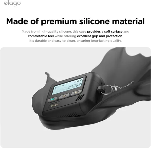 Miniatura 4 de elago Estuche Pager para AirPods 4, Funda Compatible con AirPods de 4ª Generación, Correa de Cadena Incluida, Resistente a Golpes, Protección Negro
