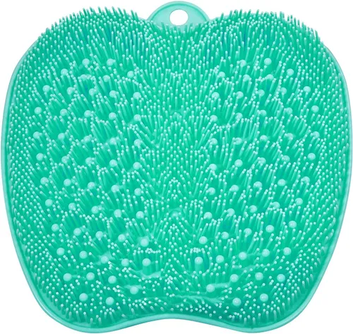 Miniatura 12 de BESKAR XL Esterilla grande para limpiar los pies en la ducha - Limpiador de pies para la ducha para eliminar callos y piel muerta, esterilla de Rosa