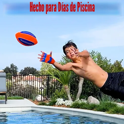 Miniatura 5 de Set de Fútbol Acuático CatchMaster – Pelota Ligera con Doble Cordón + 2 Guantes para Playa, Piscina o Patio – Diversión y Juego Activo para Niños