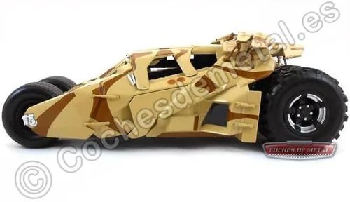 Miniatura 6 de Hotwheels Heritage 1:18 Batmobile Tumbler Camoflage Versión Modelo Fundido
