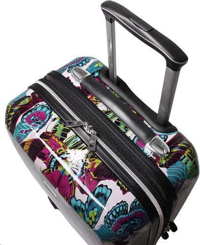 Miniatura 2 de Betsey Johnson Maleta rígida de equipaje de 3 piezas con ruedas giratorias (20 pulgadas, 26 pulgadas, 30 pulgadas) (talla única, puntal flamenco)..