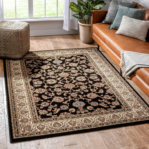 Miniatura 39 de Well Woven Barclay Collection Sarouk - Alfombra de área azul claro de 6 x 9 pies, para sala de estar, dormitorio y comedor