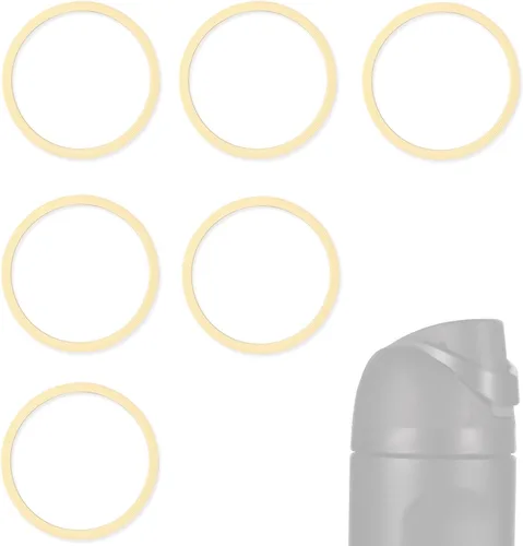 6 piezas de anillo de sellado de botella de agua de repuesto para Owala FreeSip, juntas de anillo O de sello de tapa de silicona, piezas de repuesto