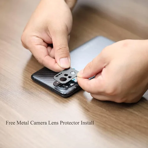Miniatura 6 de Ibywind Protector de pantalla para Redmi Note 10 4G/Note 10 (no para Samsung Galaxy Note 10), con 2 piezas de vidrio templado, 1 protector de lente