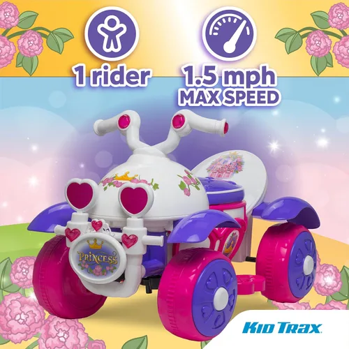 Miniatura 5 de Kid Trax Royal Princess 6V para niños pequeños, juguetes de montar para niños - Juguetes para niñas pequeñas, para interiores y exteriores, coche