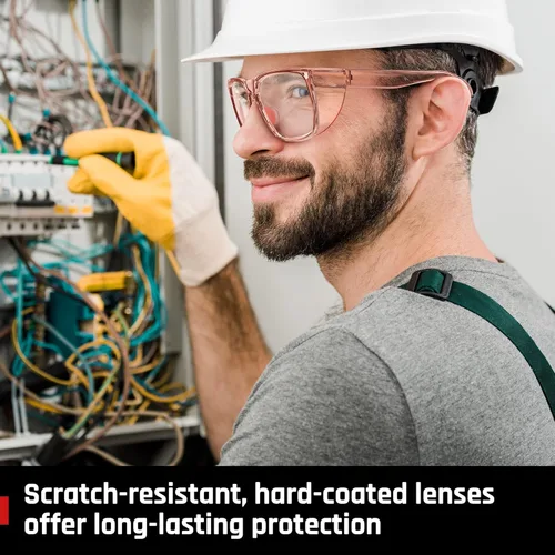 Miniatura 8 de Gafas de seguridad antivaho con protección ocular, gafas de bloqueo de luz azul para mujeres y hombres Rosa