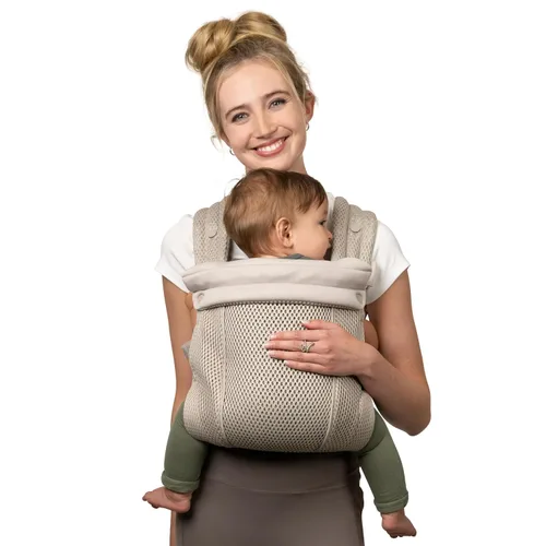 Miniatura 10 de Infantino Honey Blossom - Portabebés ergonómico para bebés a niños pequeños, soporte de posición "M" saludable para la cadera, asiento deslizante