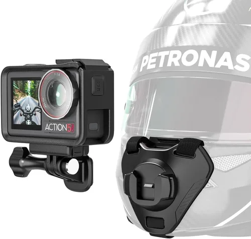 Miniatura 8 de Kit de montaje para casco de motocicleta Compatible con GoPro Hero 13 Negro, Hero 12/11/10/9/8/7, DJI Action 6/5 Pro/4/3 y más cámaras de acción