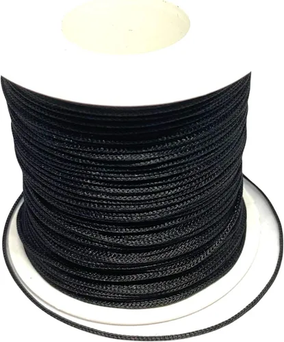 Miniatura 2 de Hilo de cuentas de poliéster de 0.039 pulgadas para bricolaje, opciones de varios colores, collar de amistad de macramé, pulsera y joyería