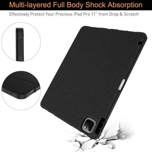 Miniatura 5 de Soke Funda para iPad Pro 11 (M2) 2022/2021/2020 con soporte para lápices